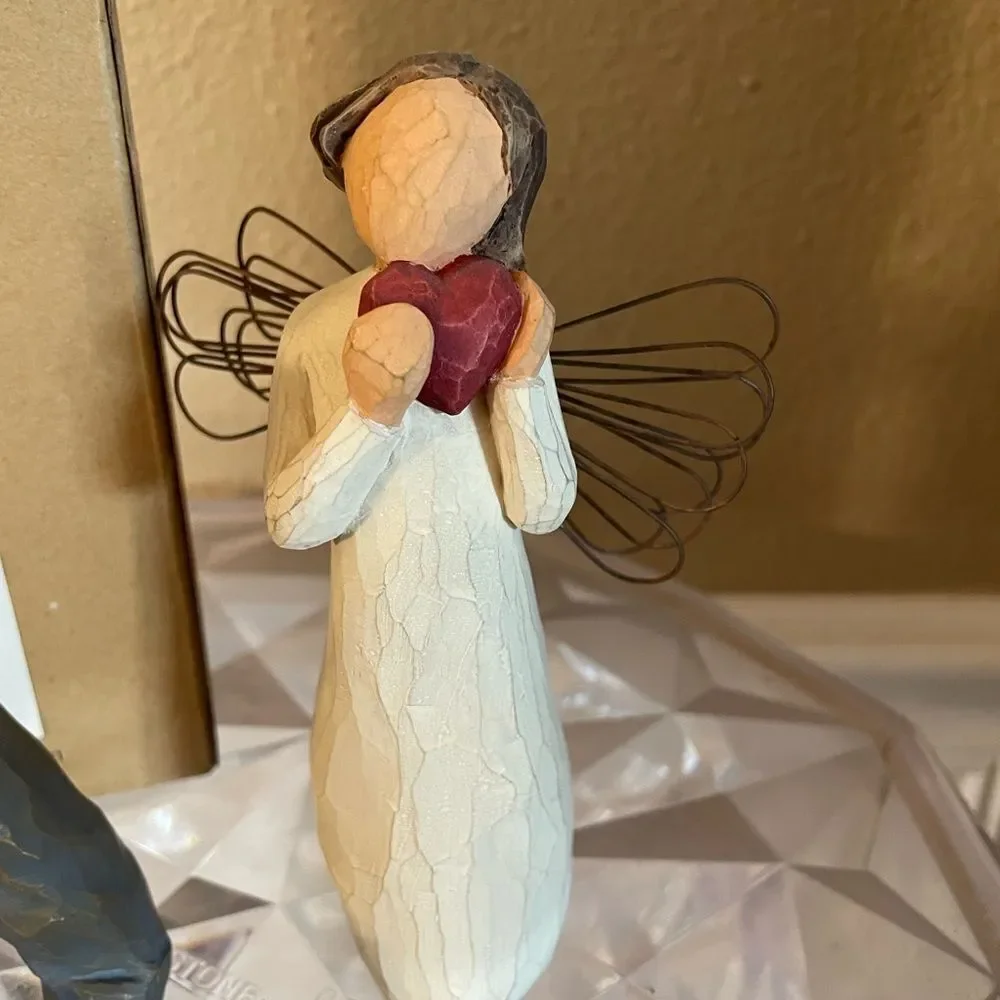 Willow Tree heart come pair